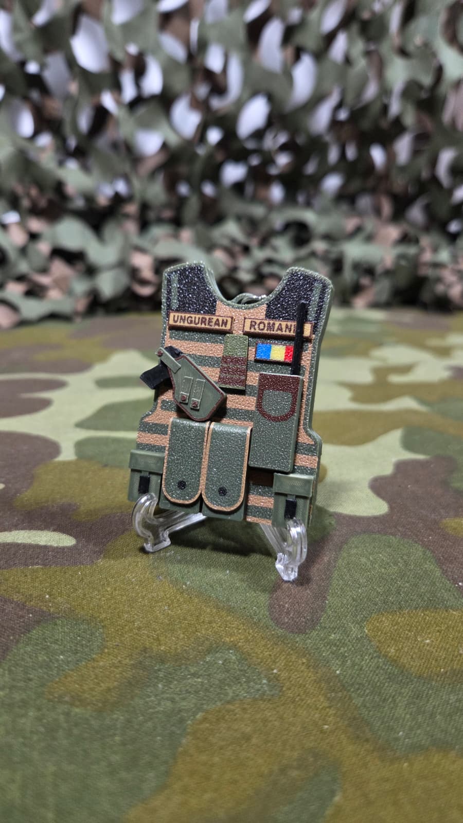 Breloc Personalizat Vestă Tactică Armată Model M2