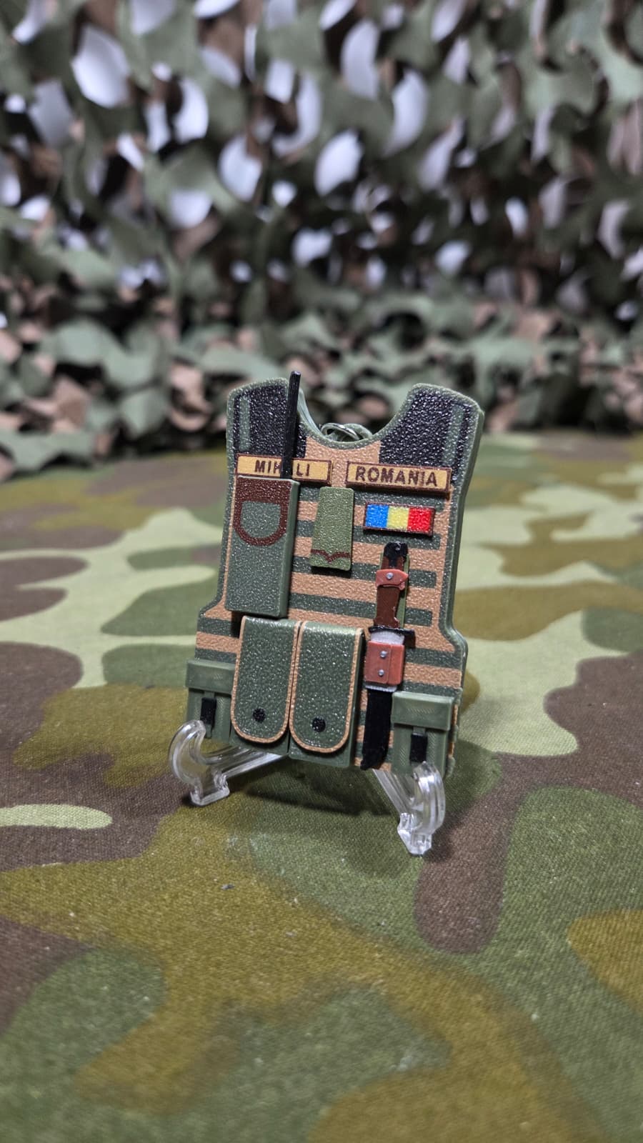 Breloc Personalizat Vestă Tactică Armată Model M3