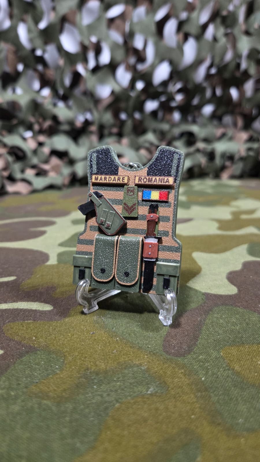 Breloc Personalizat Vestă Tactică Armată Model M7