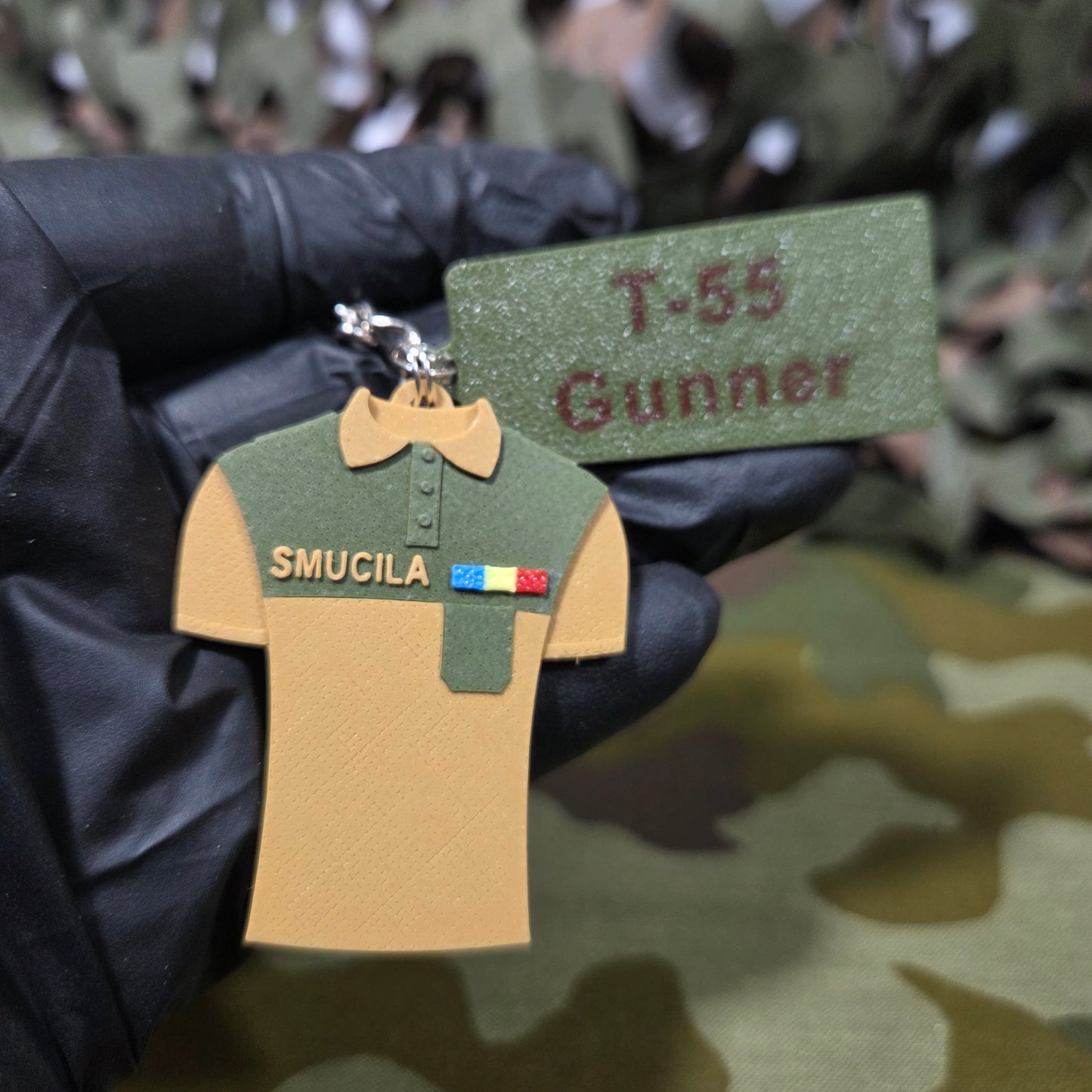 Breloc Personalizat MiniGrad + Tricou Armată