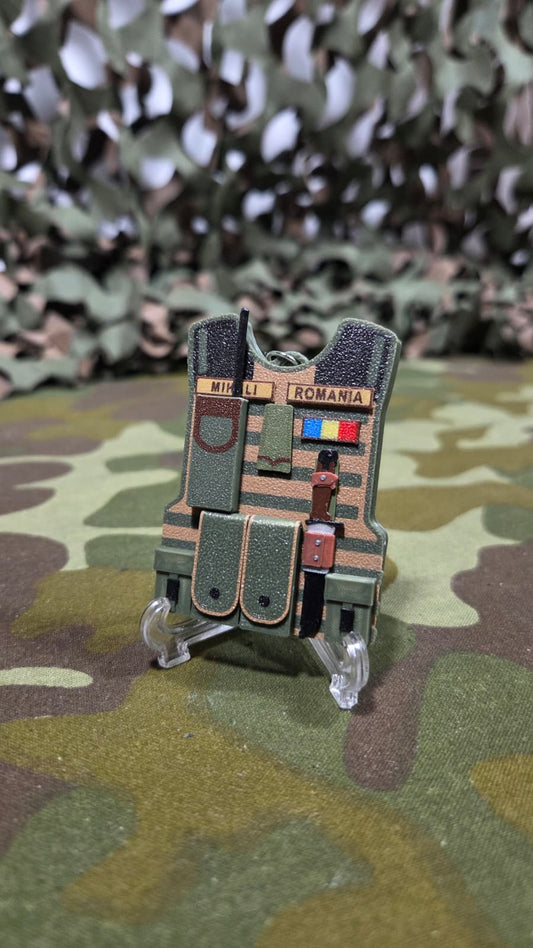 Breloc Personalizat Vestă Tactică Armată Model M3
