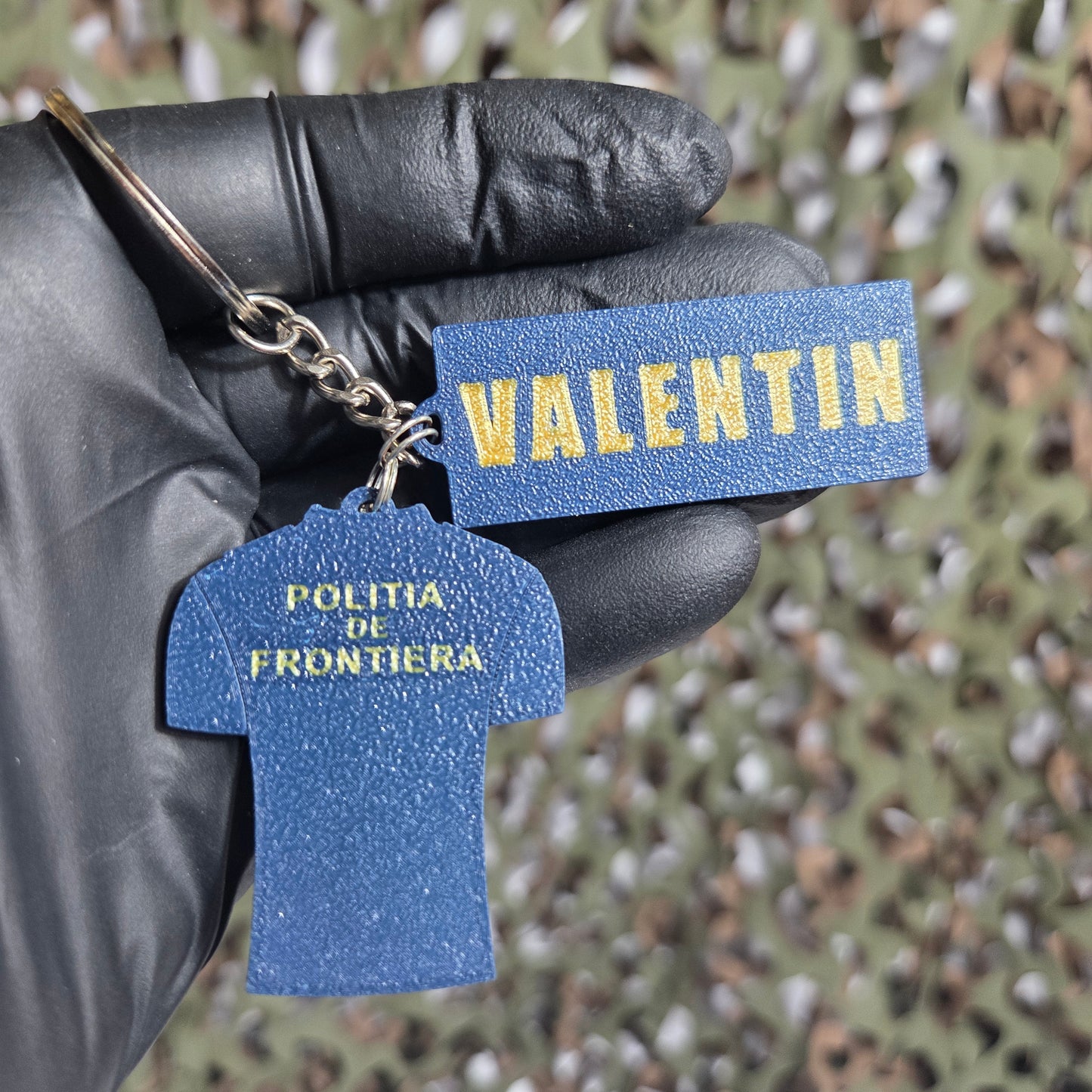 Breloc Personalizat MiniGrad + Tricou Poliția de Frontieră