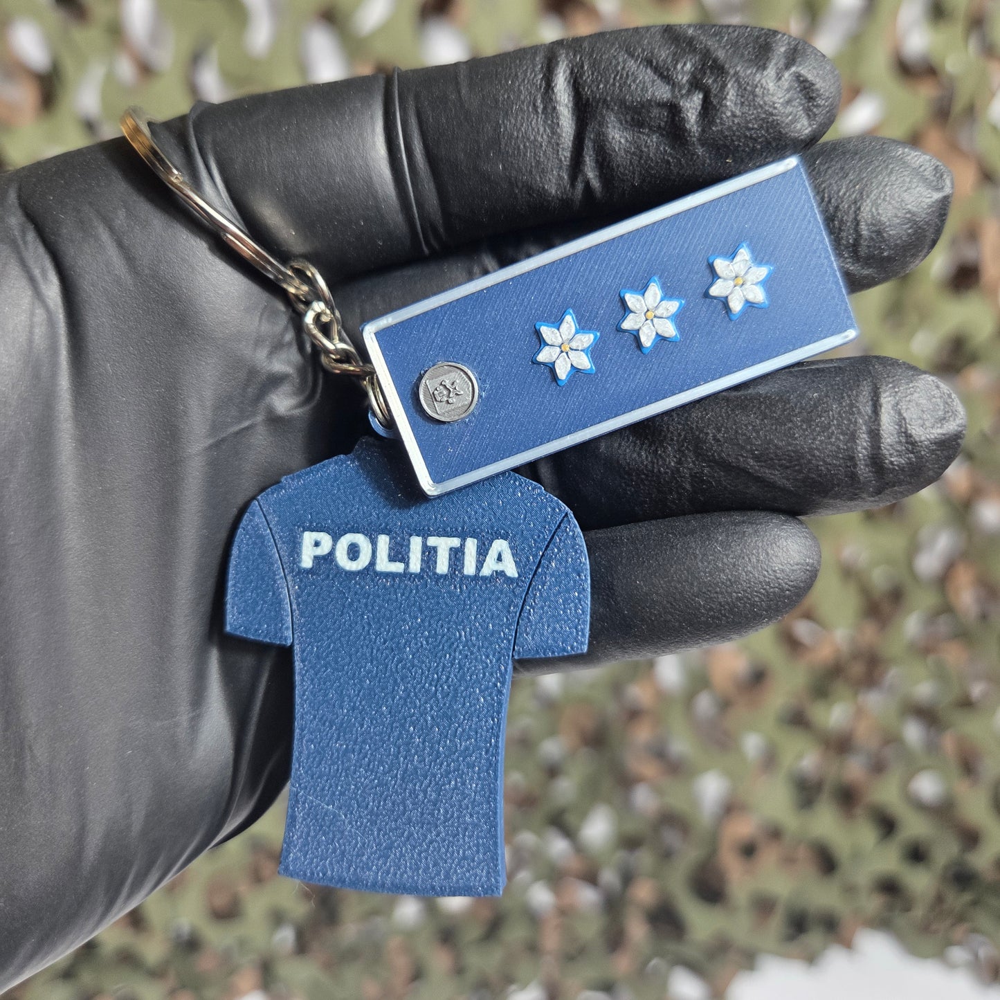 Breloc Personalizat MiniGrad + Cămașă Tactică