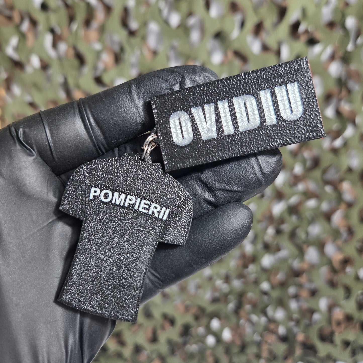 Breloc Personalizat MiniGrad + Tricou Pompierii