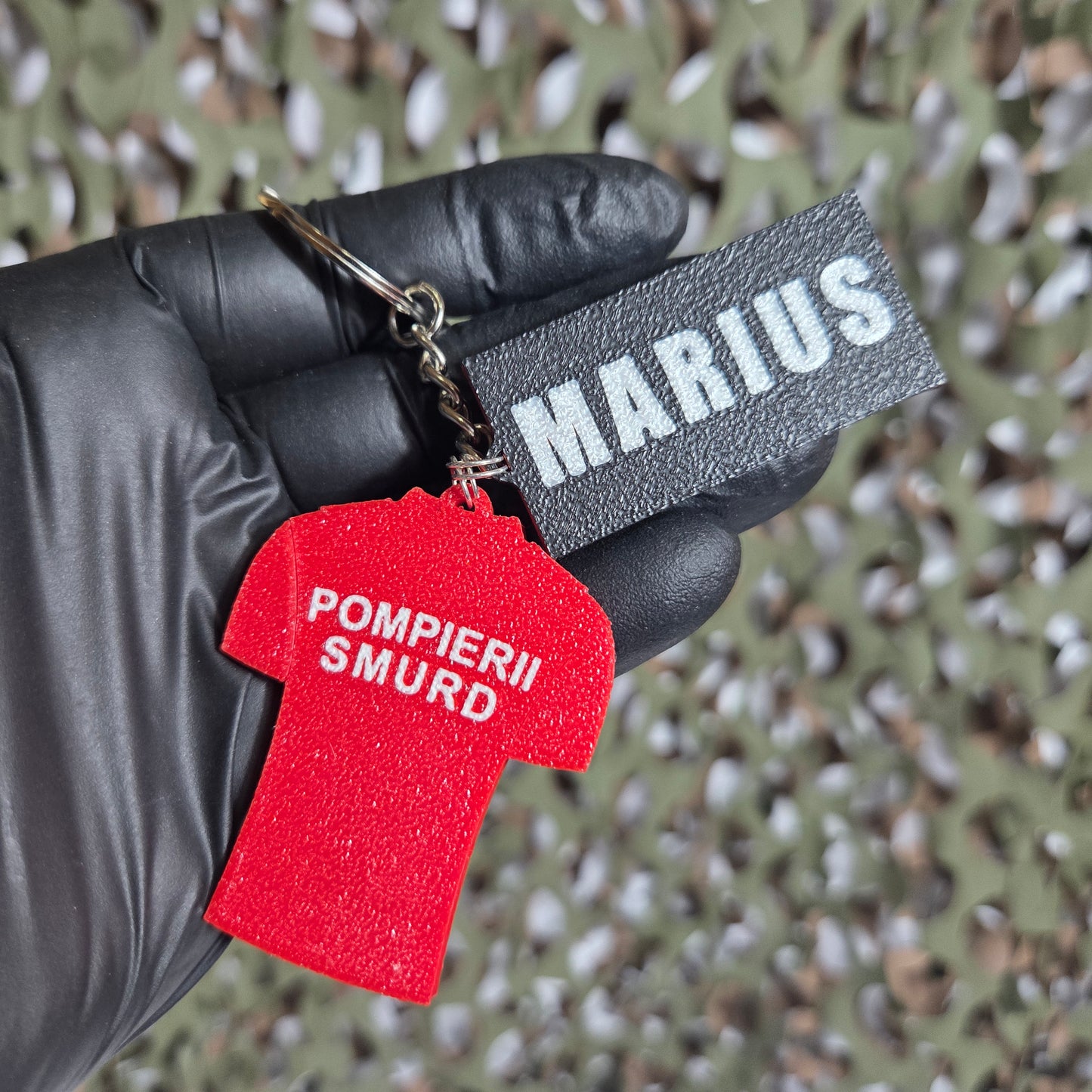 Breloc Personalizat MiniGrad + Tricou Pompierii SMURD