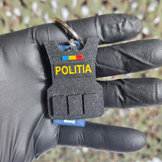 Breloc Personalizat MiniGrad + Vestă Tactică