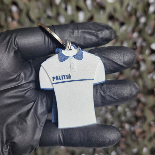 Breloc Personalizat MiniGrad + Tricou Rutieră Alb