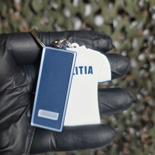 Breloc Personalizat MiniGrad + Tricou Rutieră Alb