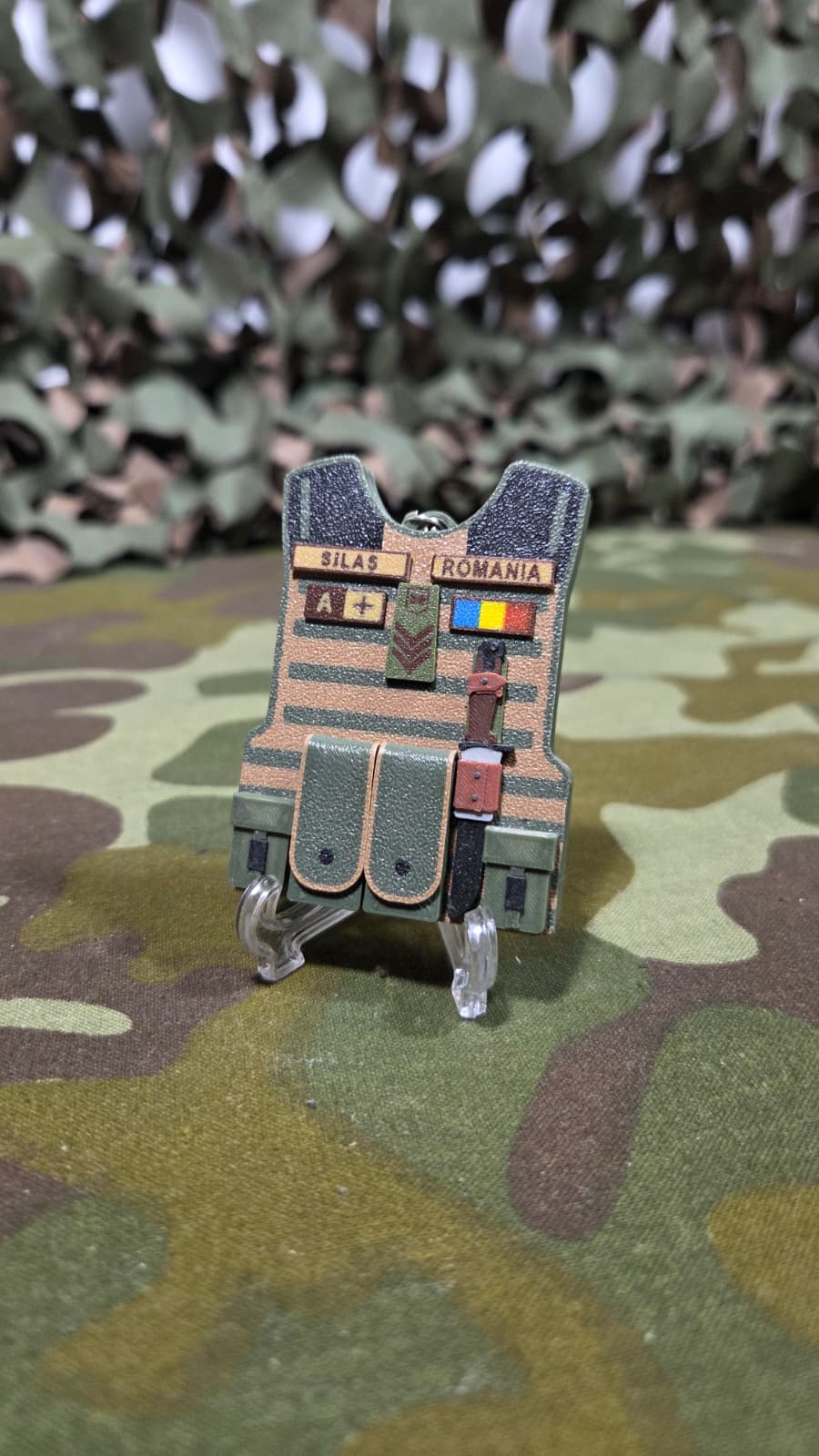 Breloc Personalizat Vestă Tactică Armată Model M5