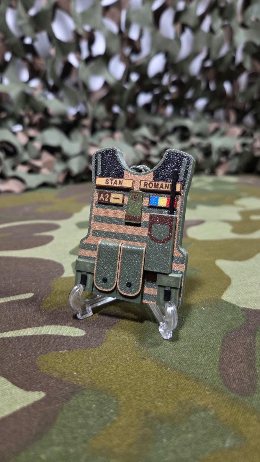 Breloc Personalizat Vestă Tactică Armată Model M6