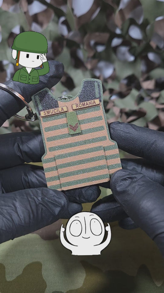 Breloc Personalizat Vestă Tactică Armată