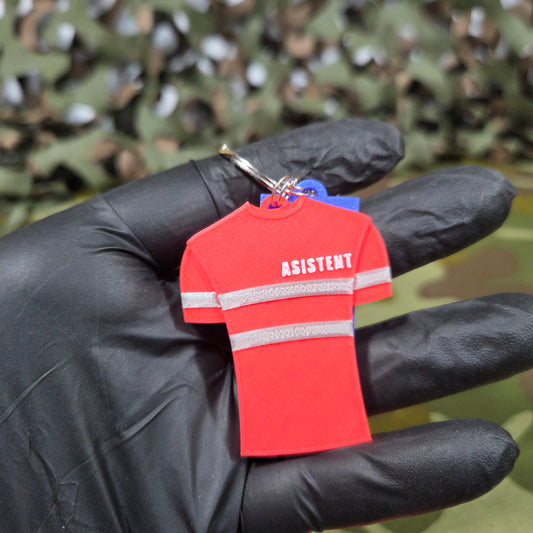 Breloc Personalizat Nominal + Tricou Serviciul de Ambulanță