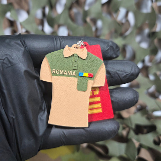 Breloc Personalizat MiniGrad + Tricou Armată