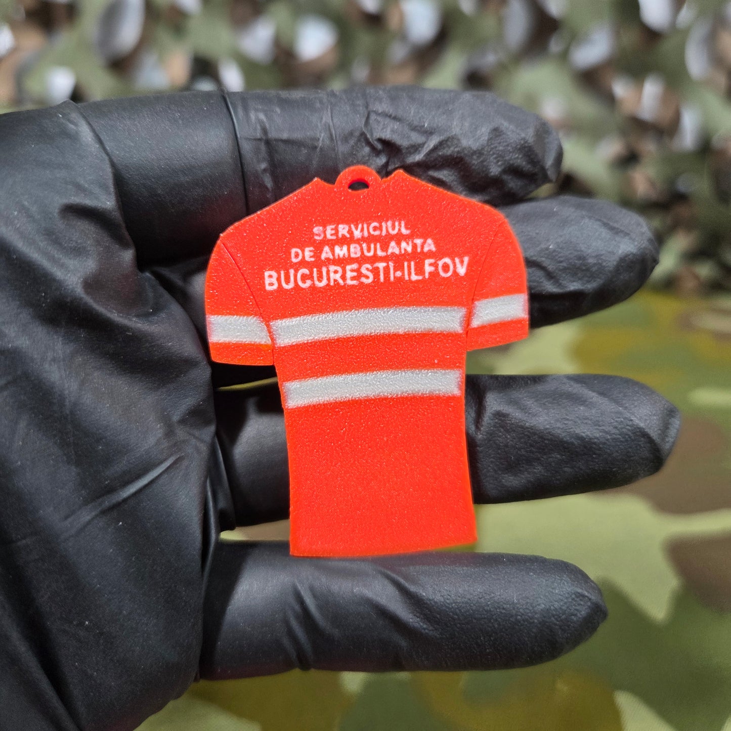 Breloc Personalizat Nominal + Tricou Serviciul de Ambulanță