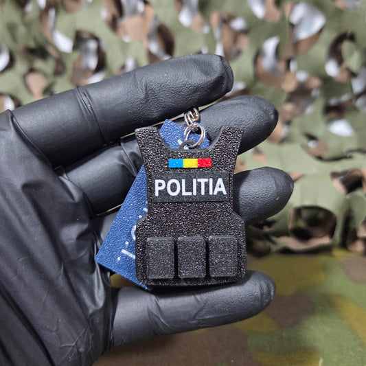 Breloc Personalizat MiniGrad + Vestă Tactică