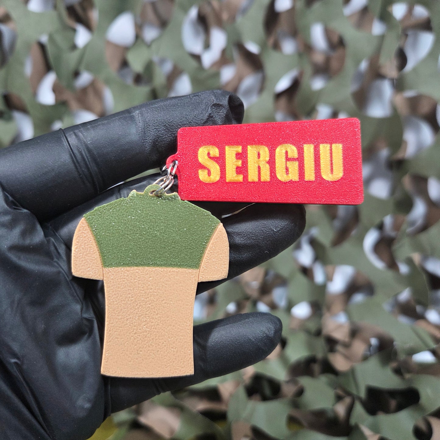 Breloc Personalizat MiniGrad + Tricou Armată